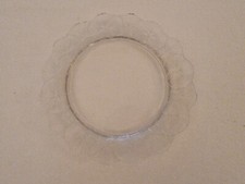 Assiette plate LALIQUE modèle  HONFLEUR  / GÉRANIUM  2ème taille