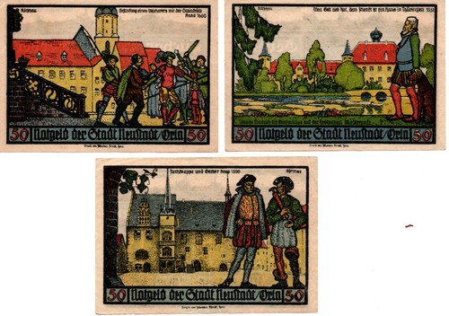 Billet neustadt an - billet, (allemagne)