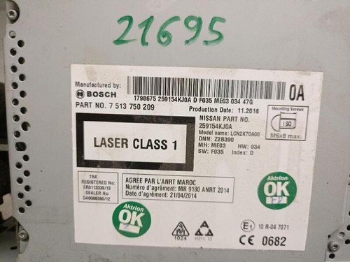 259154kj0a système navegation - 259154kj0a,