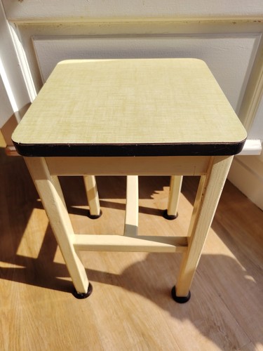 Tabouret formica vintage bout - tabouret,