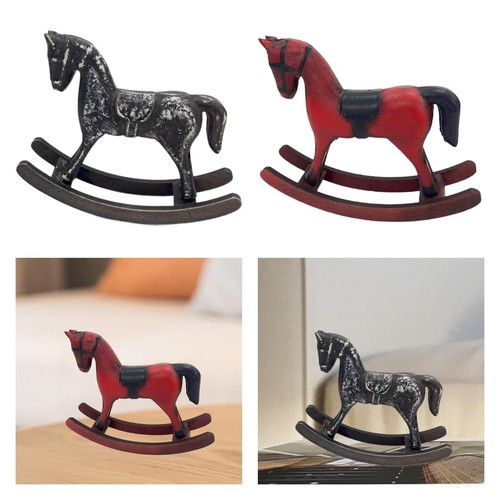 Figurine cheval bascule - figurine, à