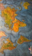 Planisphère  - Air France