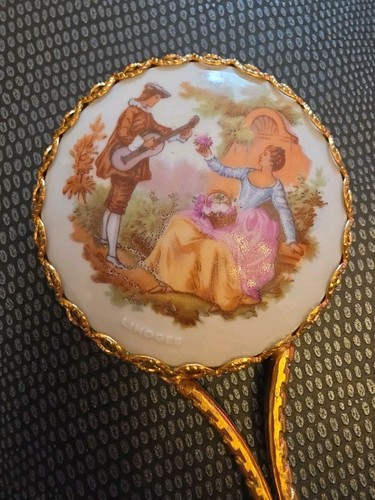 Ancien miroir face main - miroir,