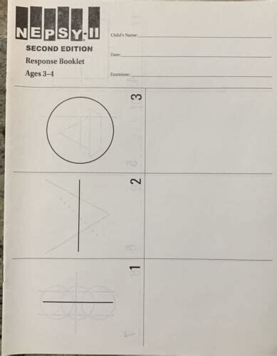 Nepsy response booklet - nepsy-ii,