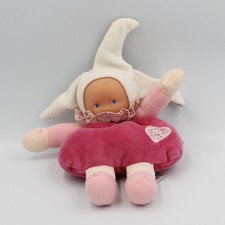Doudou Poupée lutin rose