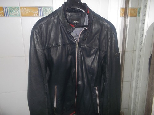 Blouson cuir noir arma - cuir,