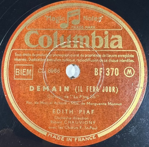 Edith piaf demain - piaf,