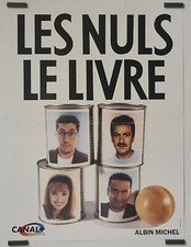 Les Nuls le livre Circa 1980 Affiche Originale	Littérature Comédie Cinéma