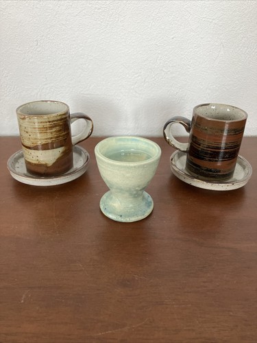 Tasse coquetier en grès - +,
