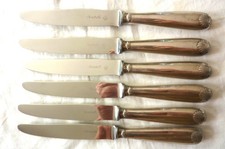 Lot de 6 couteaux Christofle a la coquille jamais servi