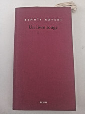 BENOIT RAYSKI - UN LIVRE ROUGE