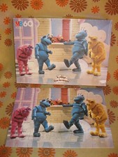 Ancien PUZZLE MB 60 PIECES LE VILLAGE DANS LES NUAGES 1982 Jigsaw Milton Bradley