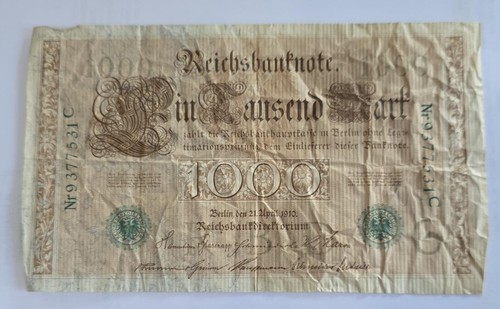 Rare 1000 mark 1910 - 1910, germany