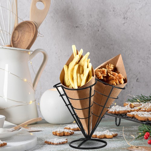Porte cornet frite support - ,