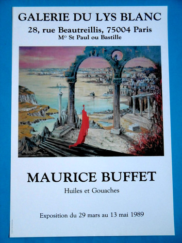 Buffet maurice affiche - buffet,