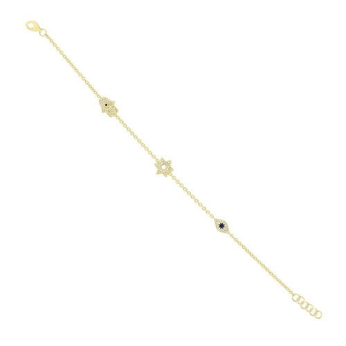 14k jaune saphir diamant - or,