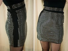 Zara Noir Argent Clou Clouté