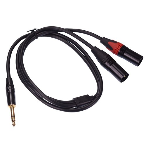 Câble audio noir - câble, 6.35mm