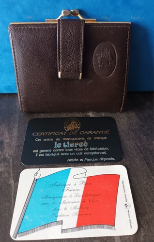 Tiercé portefeuille cuir - le,