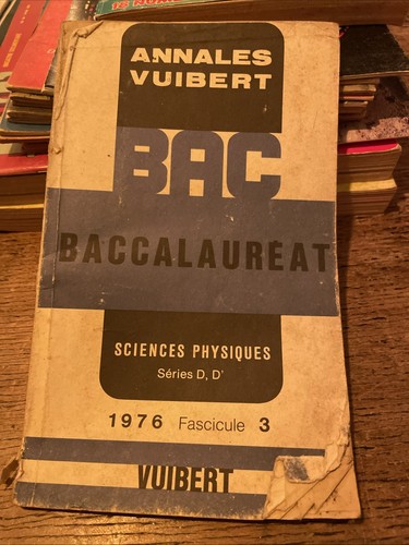 Annales baccalaureat 1976 - annales, du