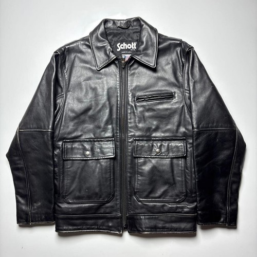 80s 90s schott black - 90s, cow