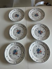 6 x  Assiettes Plates