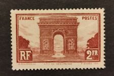 TIMBRES FRANCE POSTE USAGE COURANT NEUF** N°258 ARC DE TRIOMPHE BRUN ROUGE