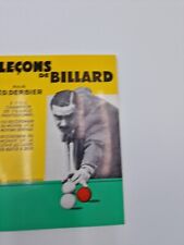 Livre sur le BILLARD