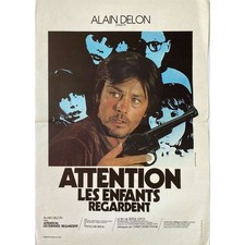 CAREFUL CHILDREN ARE WATCHING French Movie Poster  - 15x21 in. - 1978 - Serge Le