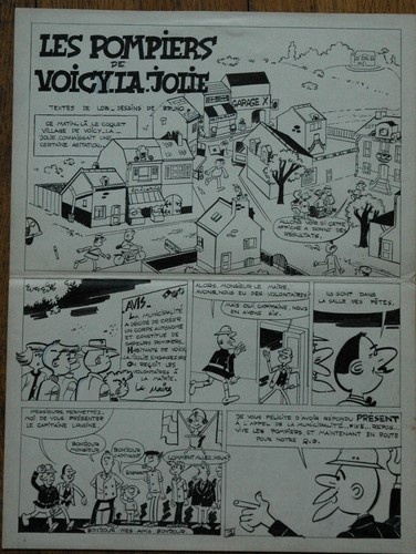 Lot planches originales