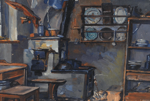Intérieur cuisine 1924 - cuisine,, |