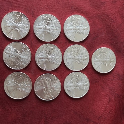 Lot pièces silver eagle - lot,