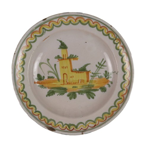 Assiette ancienne majolique - assiette,