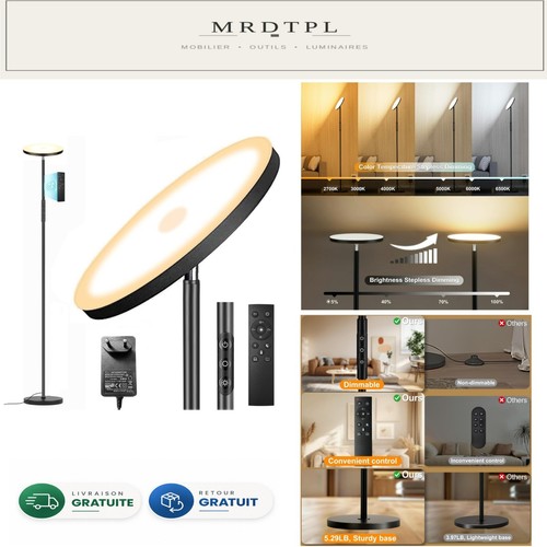 Lampadaire sur pied - lampadaire, salon