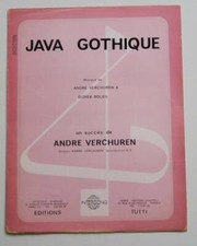 Partition vintage sheet music