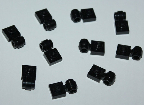 Lego black plate 1x1 - 1x1, ref