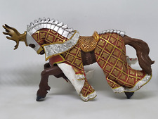 Figurine statuette pvc Cheval du maitre des armes cimier cerf  10cm PAPO