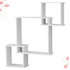  Organisateur De Rayon Étagère Rangement Suspendue Support Mural Rack À Domicile