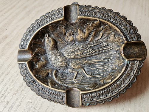 Beau bronze ancien oiseau - ancien,