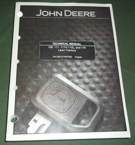 John deere 108 111 116 - deere,