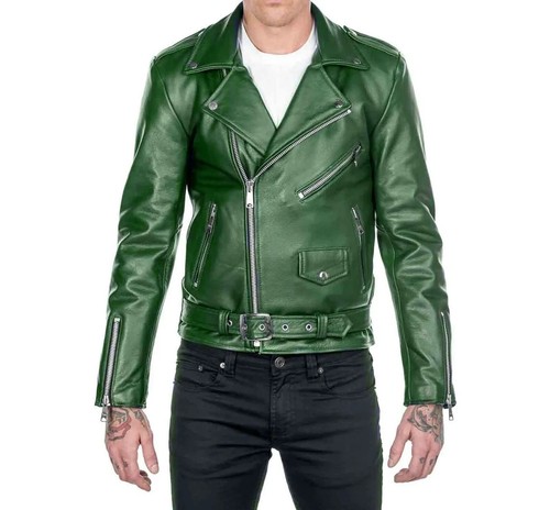 Manteau moto motard ceinturé