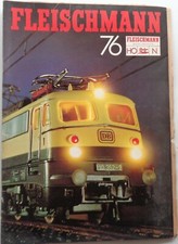 FLEISCHMANN catalogue Ech Ho/N train/auto rallye Bon Etat 1976 avec Tarif