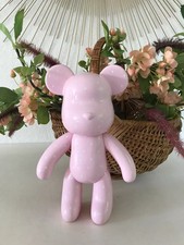 7 ⚜️ Figurine Nounours Ourson Rose Popobe Hauteur 25 Cm Debout