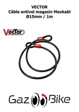 Cable antivol moto VECTOR Maxkabl - Ø15mm / 1m