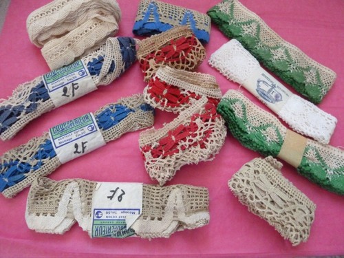 Lot dentelles anciennes - lot, 12