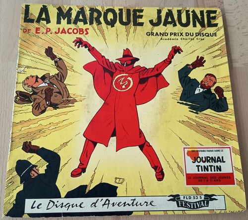 Vinyle 25cm marque jaune - vinyle,