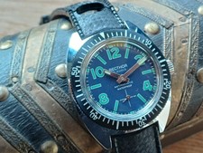 Montre plongée mécanique homme RECTHOR chromée MHS 651 - révisée et garantie