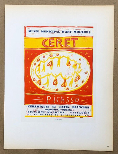Pablo picasso lithograph - pablo,