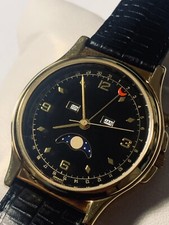 Montre quartz phase de lune calendrier