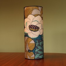 Lampe tube à poser tissu